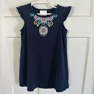 Girls Hanna Andersson Cotton Tank Dress Sz. 100/4T